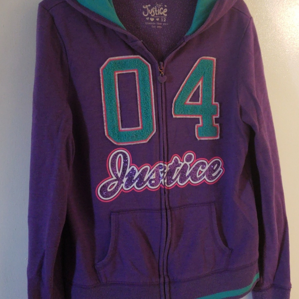 Girls zip up hoodie